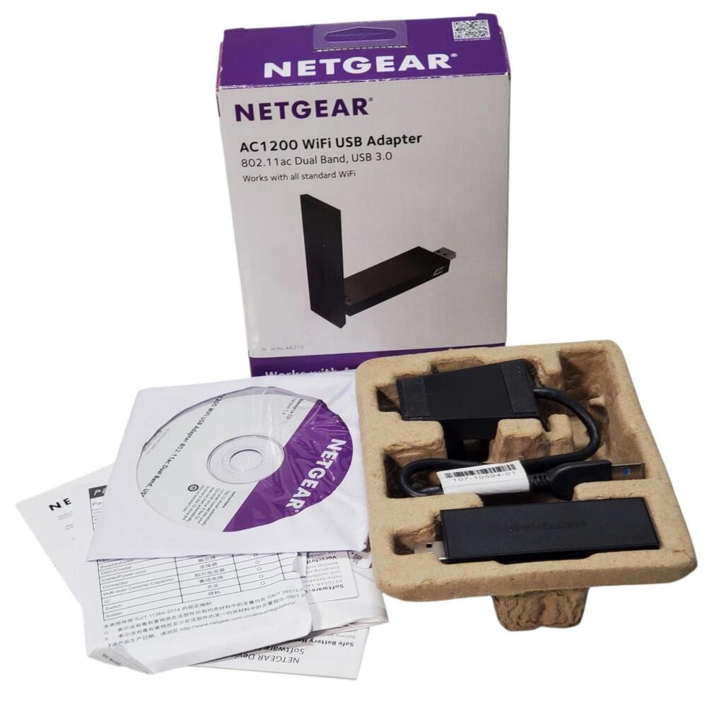 NETGEAR AC1200 USB Wi-Fi Adapter A6210-10000S R2